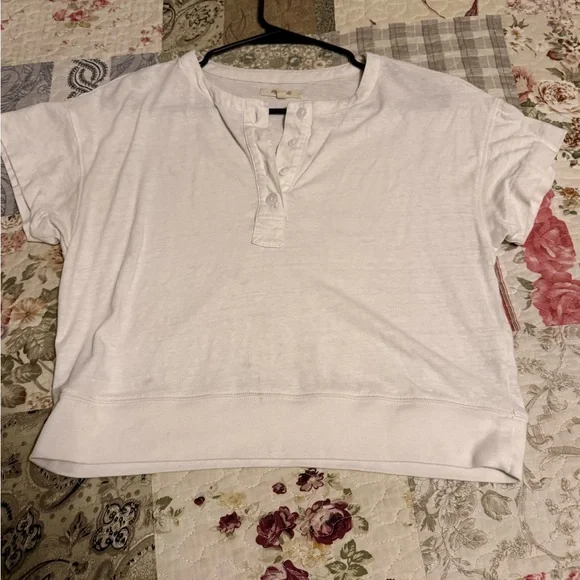 Madewell White Short Sleeve Tee - Picture 1 of 1